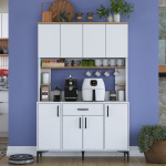 K&ouml;&ouml;gikapp Hanah Home JE177-3423 valge, modernne, sahtlitega