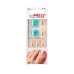 Fancy Feet Press-On Pedicure KISS kunstk&uuml;&uuml;ned 1 komplekt