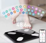 nutikad kaal bluetooth-funktsiooni ja rakendusega