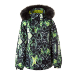 Huppa Poiste talvejope ANTE, lime pattern