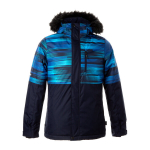 Huppa Poiste talvejope ALFA, navy pattern/ navy