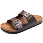 Sandaalid meestele Saitdress Cork Footbed Slippers, pruun