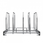 Pottide ja pannide hoidik, 31.8x53.3x22.4 cm, kroom, teras, reguleeritav hoiustamine