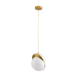 Ripplamp Orbita valge-kuldne, 20 cm