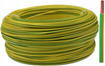 Lgy 2,5 mm&sup2; kollakasroheline paigalduskaabel, 1 meeter