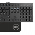 Dell Kb216 kontoriklaviatuur, must, Qwerty (rootsi), Usb