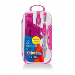 Colorino Kids geomeetriline koolikomplekt, 10 tk, roosa