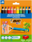Bic Cryons 3in1 10 v&auml;rvi teritajaga
