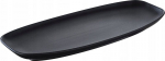 Revol Club ristk&uuml;likukujuline taldrik 36x15 cm, must