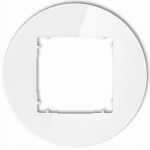 Karlik Icon valge &uuml;mmargune klaasiefektiga raam