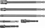 Adapter kuusnurk 1/4", 3/8", 1/2" - 6 tk.