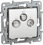 Legrand Niloe Rtv-sat antenni pesa, 14 Db, valge