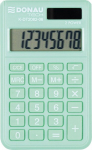 Kompaktne kalkulaator, 8 numbrit, 97x60x10 mm, heleroheline