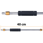 7 pikendusvarda komplekt Karcheri pesuseadmetele, 2,6m