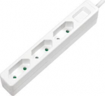 Logilink pikendusjuhe Steckdosenleiste 3-fach, 1,5m Eurostecker, valge