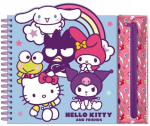 Hello Kitty loominguline komplekt pliiatsite ja kleebistega