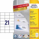 Avery 70x42,3 mm sildid A4, 30 lehte, 630 tk.