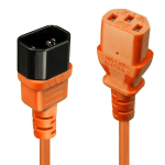 Lindy toitekaabel Iec C14 - C13, 1m, oranž