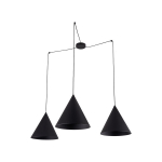 Tk Lighting Cono 6629 rippvalgusti 3x15w E27 must