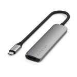 Satechi 4-in-1 Usb-c &otilde;huke mitmepordiadapter 4k, hall