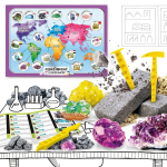 V&auml;ike geniaalne mineraalide komplekt: avastage maailma aardeid