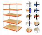 Metallist riiul Helios Hwo 196x150x60cm, 5 riiulit, 275kg/riiul