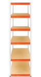 Metallist riiul Helios Hwo 196x50x50 cm, 6 riiulit