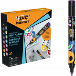 Bic Intensity akr&uuml;&uuml;lmarkerid, 20 tk., veekindel