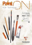 Blok "paint On Mix Media" A5, 250g, valge, 40 lehte