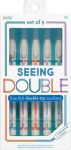 Topeltmarkerid "seeing Double" - 5 v&auml;rvi komplekt