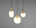 Ripplamp Diva 319830308 - must, valge, kuldne