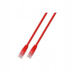 Patchcord Utp kass. 5e, 5m, punane, Pvc