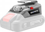 Graphite Energy+ Usb-adapter Led-taskulambiga