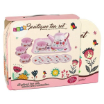 Tee- ja kohvitasside komplekt kandiku ja &uuml;mbrisega