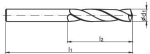 Puuritud spiraal Hsse Inox 15mm Din 338