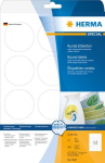 Herma 5067 kleepuvad etiketid printimiseks, 6x6 cm, A4 formaat, 300 tk.