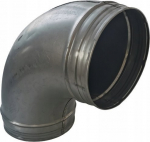 Spiro k&uuml;&uuml;narnukk 160mm 90 kraadi, tsingitud, ventilatsiooniks