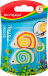 Keyroad Snail kustutuskumm, 2 tk.