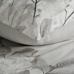 Voodipesukomplekt SPRING/63, 3-osaline, atlasskangas, lukuga, lilleline, hall, 160x200