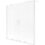Vannisein Mexen Velar Duo, 140 x 150 cm, valge/matt klaas