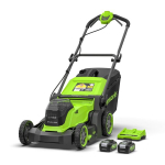 Akutoitel l&uuml;katav muruniiduk Greenworks MO48L422-01, 48 V, koos aku ja laadijaga