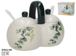 Kitchen&Go suhkrutoos/soolatoos lusikaga, 250 ml, 9x16,5x12,4 cm