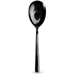 Salatilusikas mustast terasest 25 cm, Salotų &scaron;auk&scaron;tas plieninė juoda BLACK 25 cm