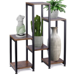 Lillepeenar metallist 6-korruseline 80 cm must Orion