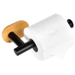 WC-paberihoidja teras bambus must 17 cm Orion