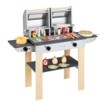 Costway laste grill grillitarvikute, m&auml;ngutoidu ja hingedega kaantega - grillim&auml;nguasi