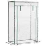 Kasvuhoone taimedele 100x50x150 cm lukuga uksega 1 tk