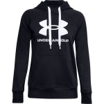Under Armour Rival Fleece Logo naiste kapuutsiga pusa, s&uuml;gavmust 1356318 001, L