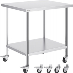 Roostevabast terasest t&ouml;&ouml;laud, 762 &times; 457 &times; 954,6 mm, 76.2 x 45.7 x 95.5 cm