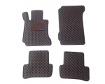 Matid QuiltyMats MERCEDES-BENZ C-class W204 2007-2014 (4 tk.), Must-Punane /16-14
